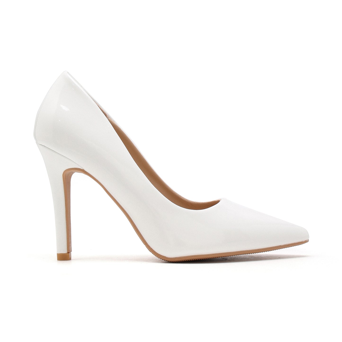Womens Stiletto High Heel Pointed Toe Pumps Ladies Party Wedding Bridal Occasion Heeled Court Shoes