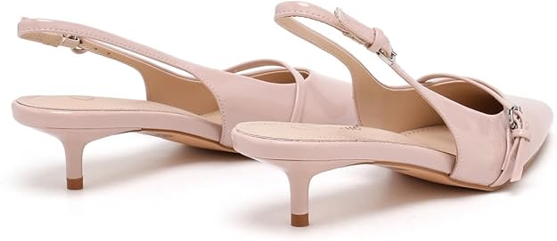 Elegant Women’s Pointed Toe Sling back Kitten Heel Sandals Perfect Wedding & Party Pumps Stylish Footwear (Size 3-8 UK)