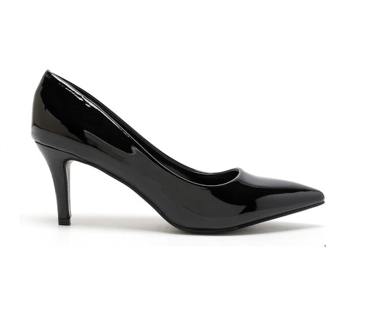 Women’s Low Heel Court Shoes Elegant Pointed Toe Mid Heel Pumps for Office, Work, Wedding & Formal Wear Comfort Shoes UK