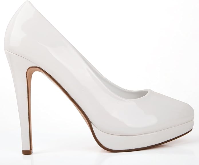 New Mens Womens Drag Queen Cross Dresser HIGH Heel Round Toe Court Shoes