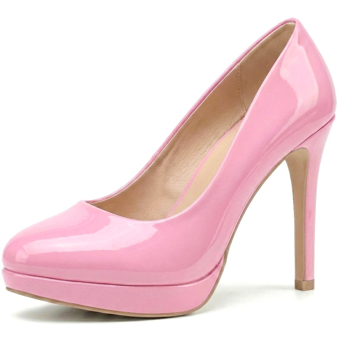 New Mens Womens Drag Queen Cross Dresser HIGH Heel Round Toe Court Shoes