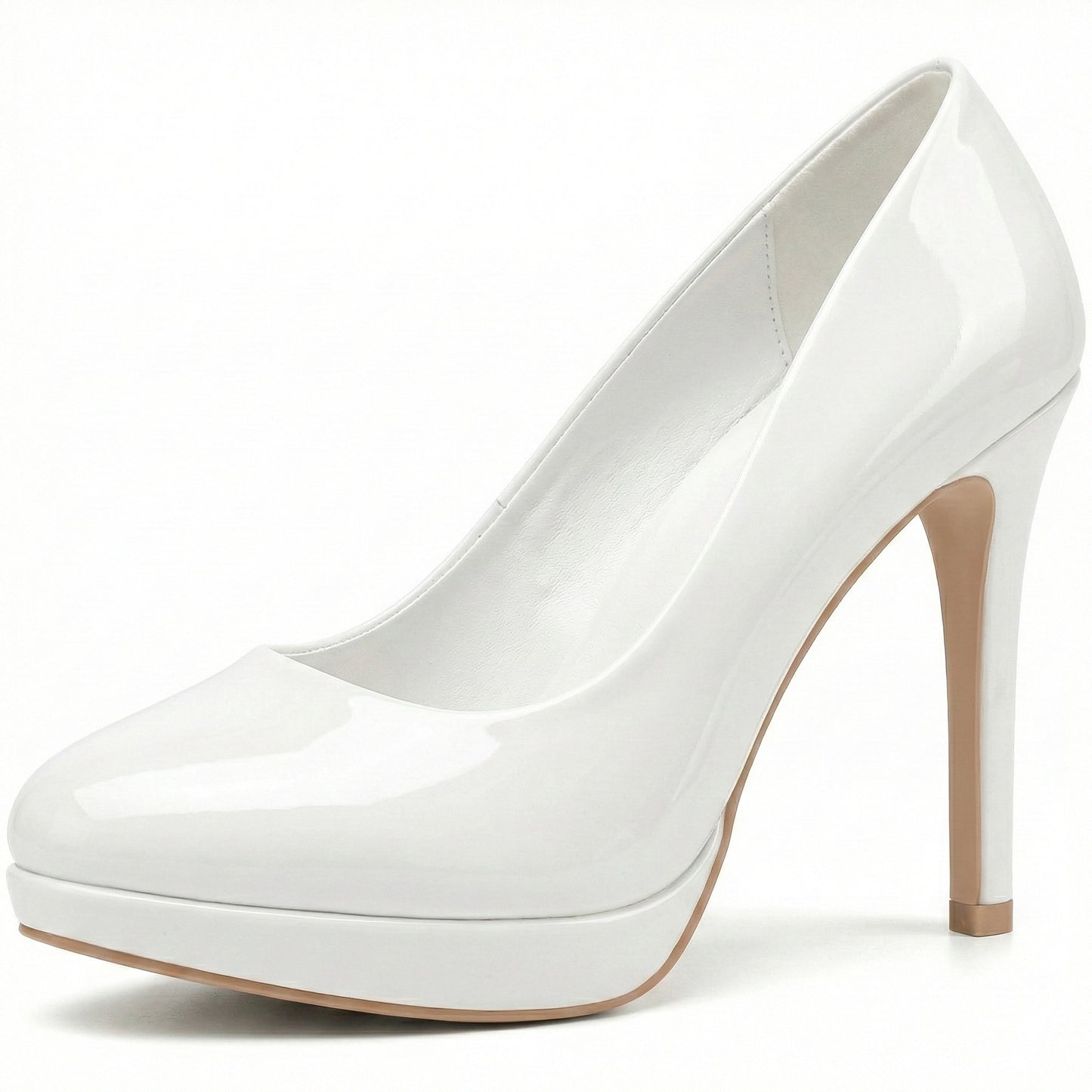 New Mens Womens Drag Queen Cross Dresser HIGH Heel Round Toe Court Shoes