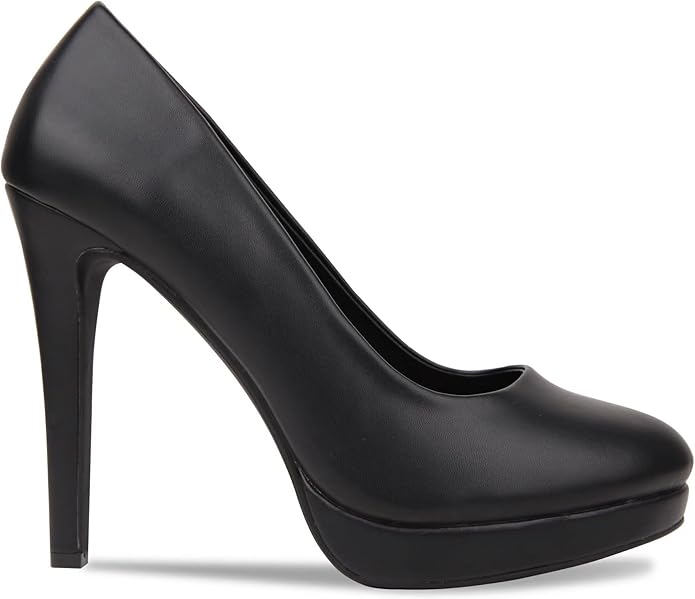 New Mens Womens Drag Queen Cross Dresser HIGH Heel Round Toe Court Shoes