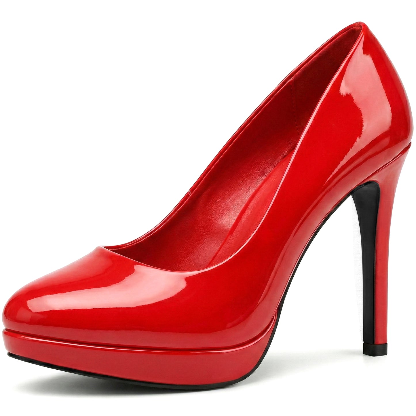 New Mens Womens Drag Queen Cross Dresser HIGH Heel Round Toe Court Shoes