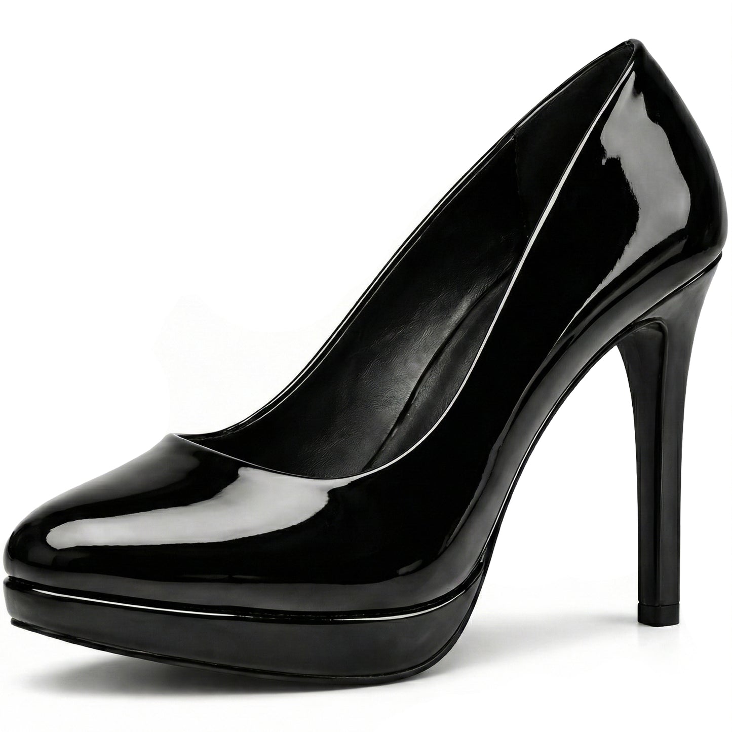 New Mens Womens Drag Queen Cross Dresser HIGH Heel Round Toe Court Shoes