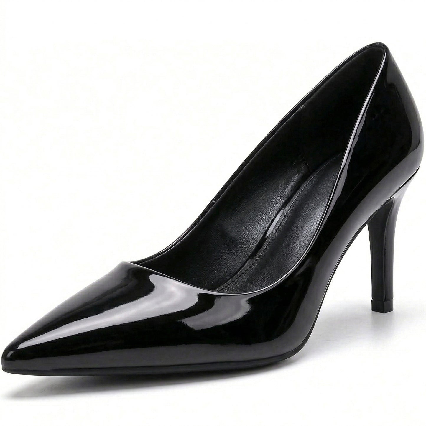 Women’s Low Heel Court Shoes Elegant Pointed Toe Mid Heel Pumps for Office, Work, Wedding & Formal Wear Comfort Shoes UK