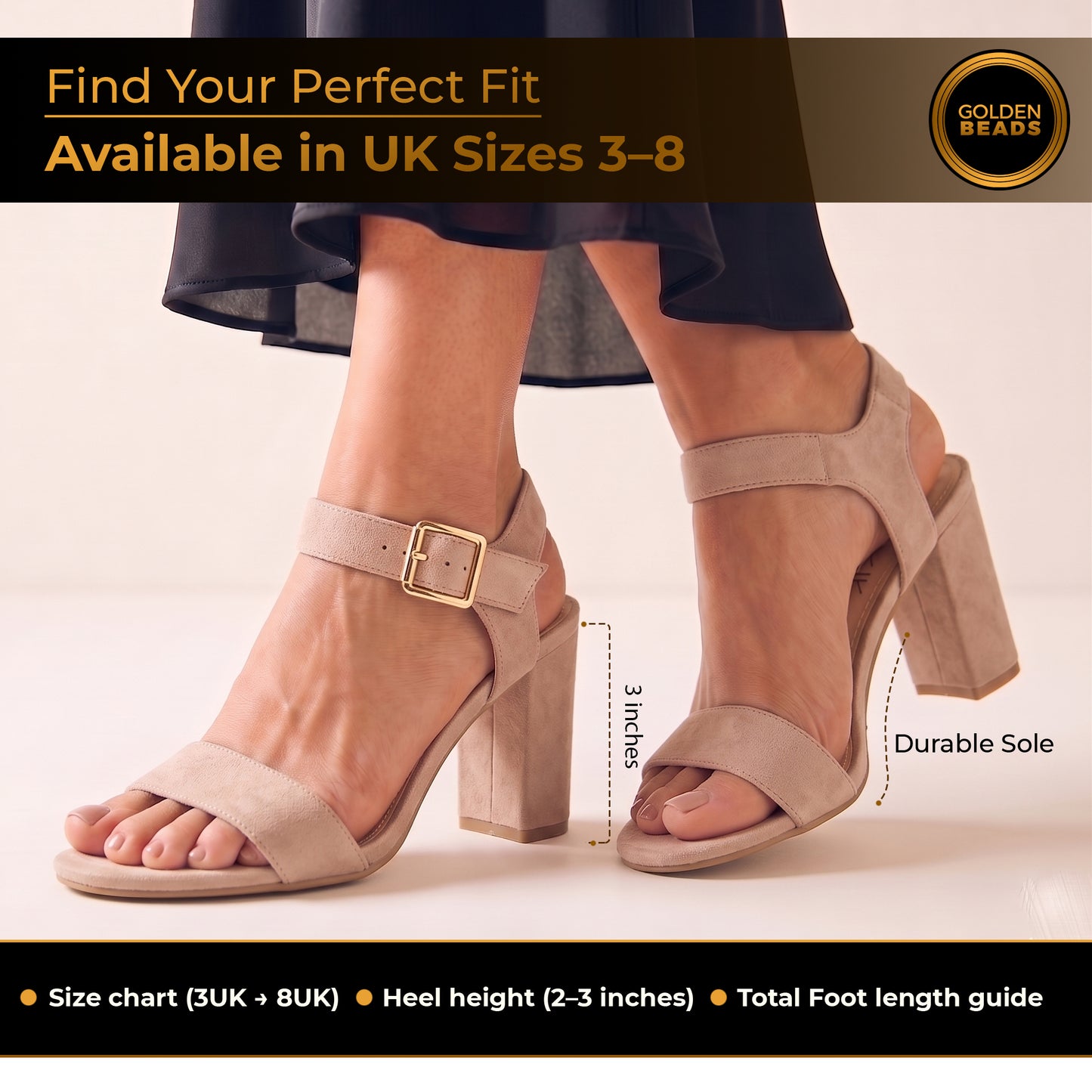 Women Party and casual Low MID Heel Block Peep Toe Ladies Ankle Strap Party Strappy ladies Sandals