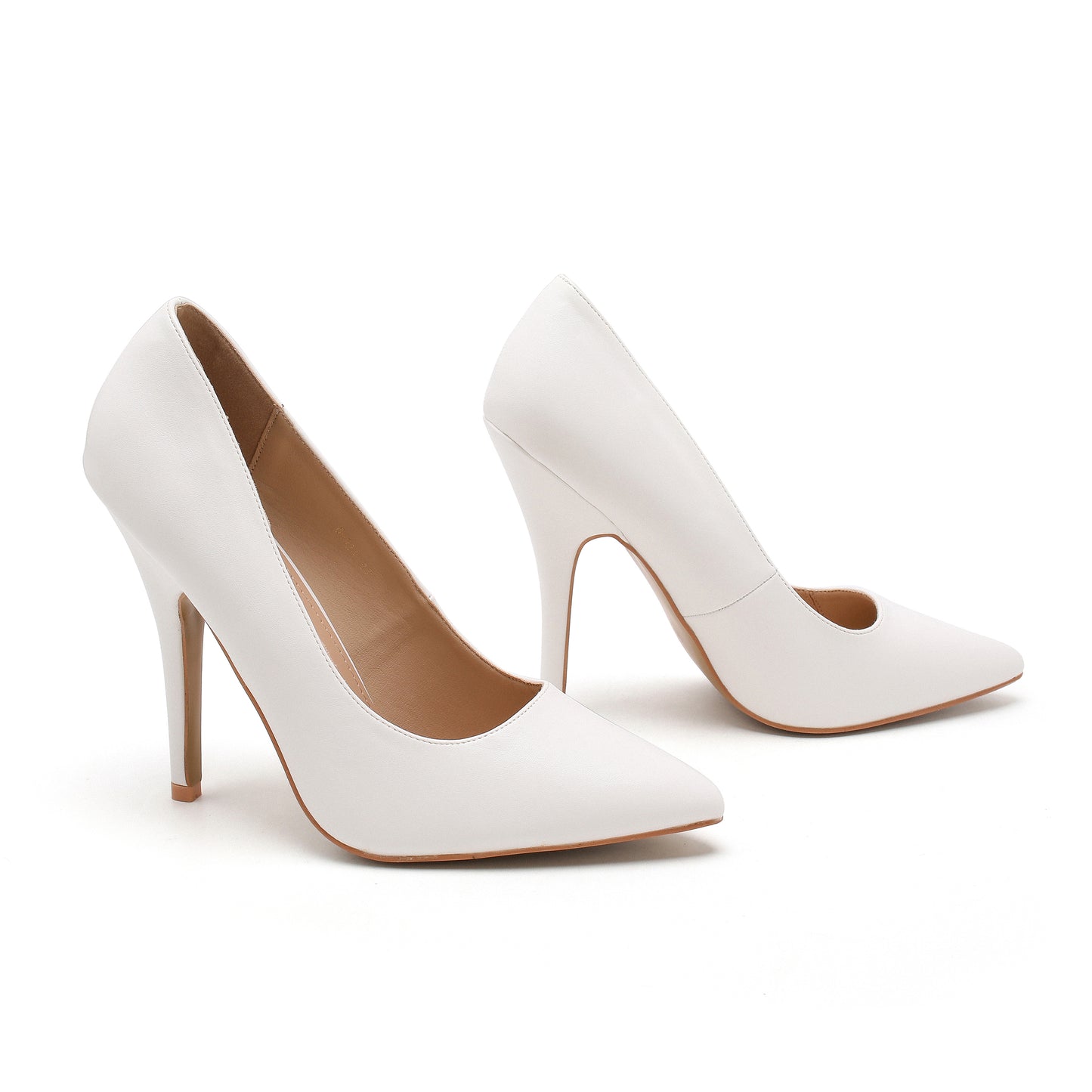 Womens Stiletto High Heel Pointed Toe Pumps Ladies Party Wedding Bridal Occasion Heeled  Court Shoes