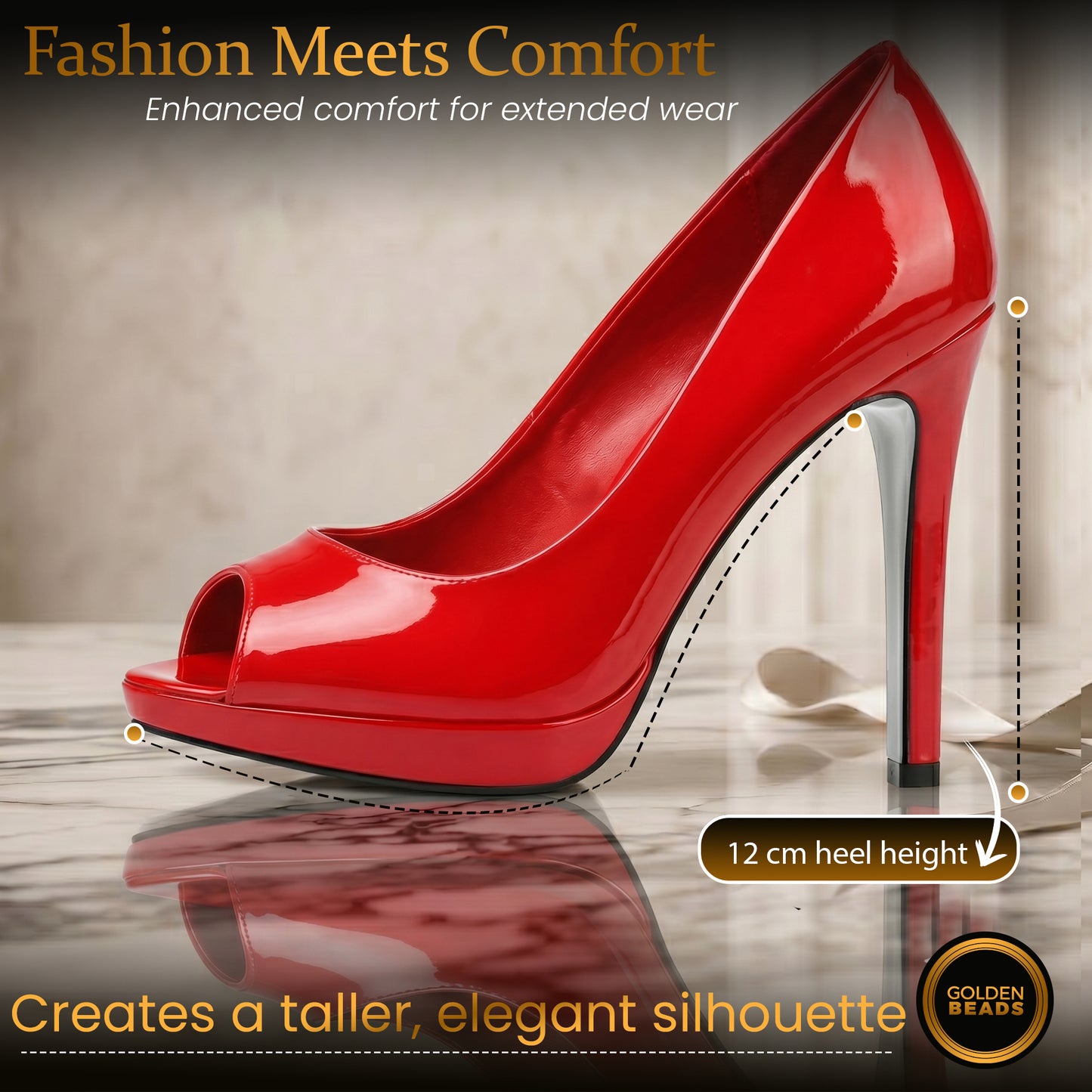 Mens Womens Drag Queen Cross Dresser HIGH Heel PEEP Toe Court Shoes