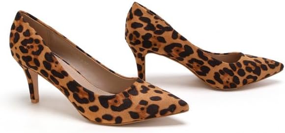 Women’s Low Heel Court Shoes Elegant Pointed Toe Mid Heel Pumps for Office, Work, Wedding & Formal Wear Comfort Shoes UK