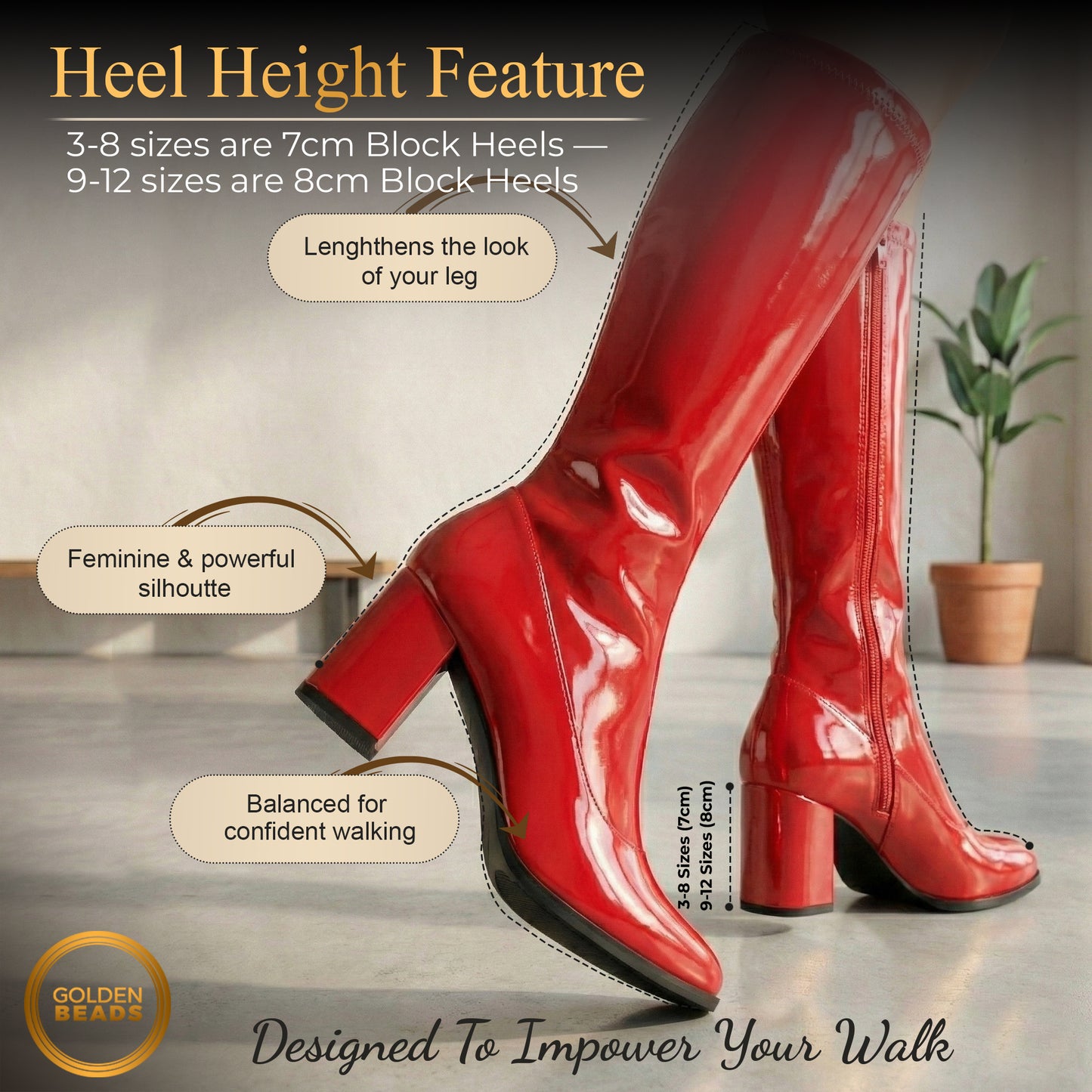 Ladies Womens Fancy Dress Party Go Go 1960s & 1970s Retro Look Girls Shoes | Lady Costume Heels Boots