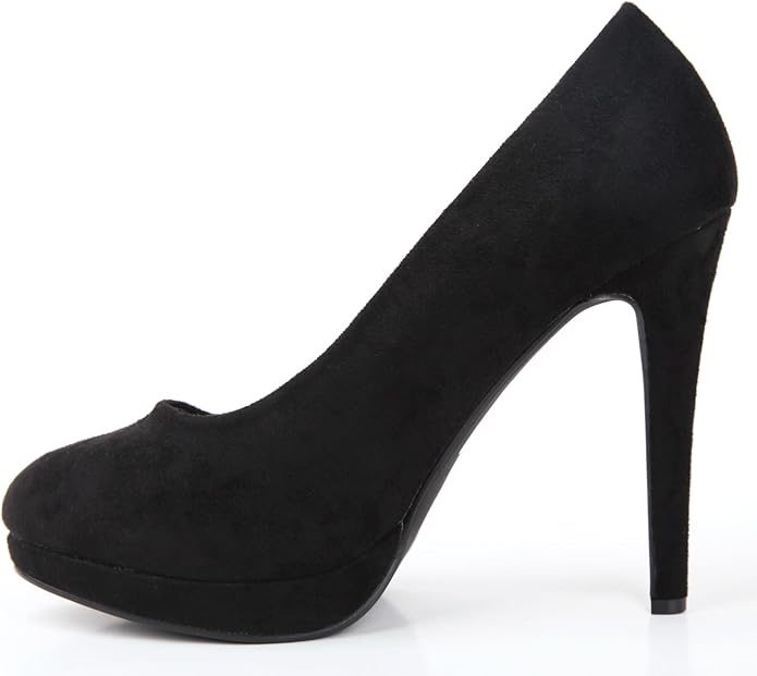 New Mens Womens Drag Queen Cross Dresser HIGH Heel Round Toe Court Shoes