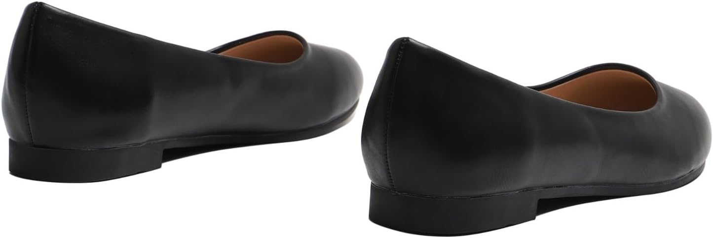 Ladies Ballet Flats Comfortable Work Shoes Slip-On Ballerina Pumps Every day Wear Casual Closed Toe Shoes UK Sizes 3-8