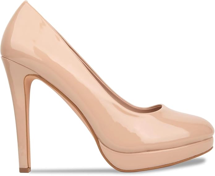 New Mens Womens Drag Queen Cross Dresser HIGH Heel Round Toe Court Shoes