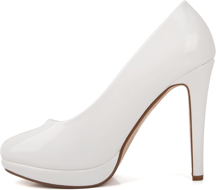 New Mens Womens Drag Queen Cross Dresser HIGH Heel Round Toe Court Shoes