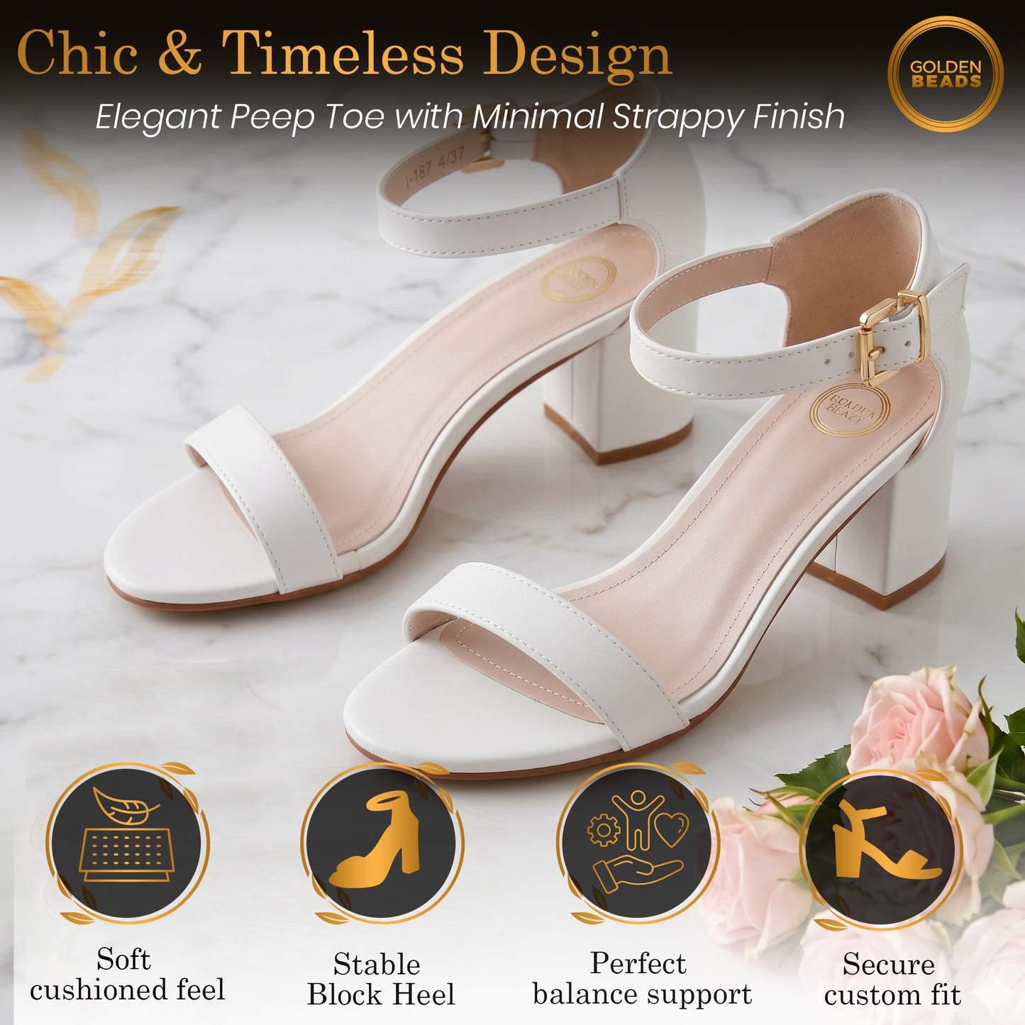 Ladies Womens Low Mid Heel Block Peep Toe Ladies Ankle Strap Party Strappy Sandals
