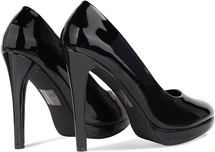 New Mens Womens Drag Queen Cross Dresser HIGH Heel Round Toe Court Shoes