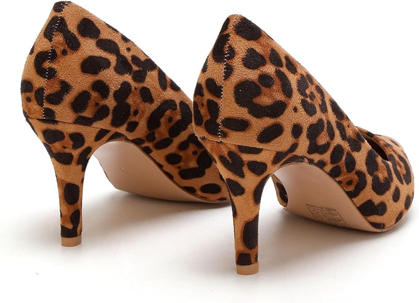 Women’s Low Heel Court Shoes Elegant Pointed Toe Mid Heel Pumps for Office, Work, Wedding & Formal Wear Comfort Shoes UK