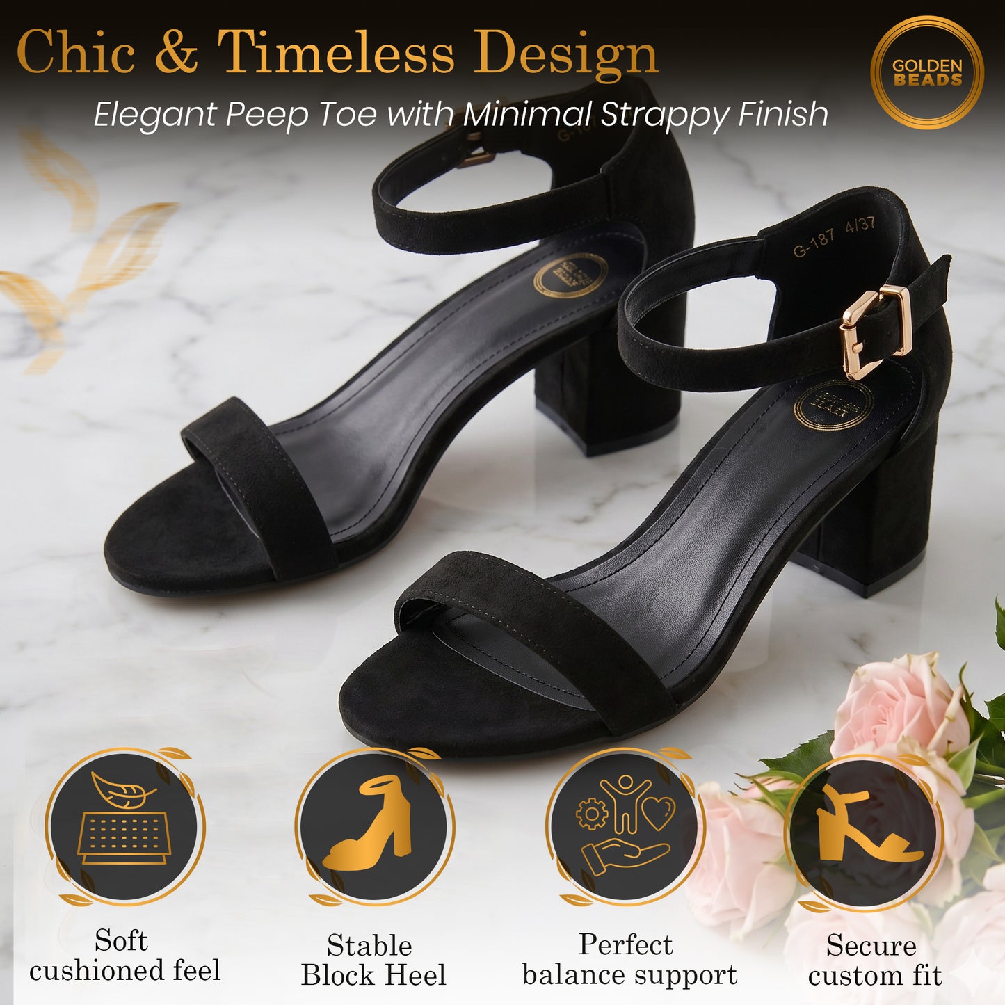 Ladies Womens Low Mid Heel Block Peep Toe Ladies Ankle Strap Party Strappy Sandals
