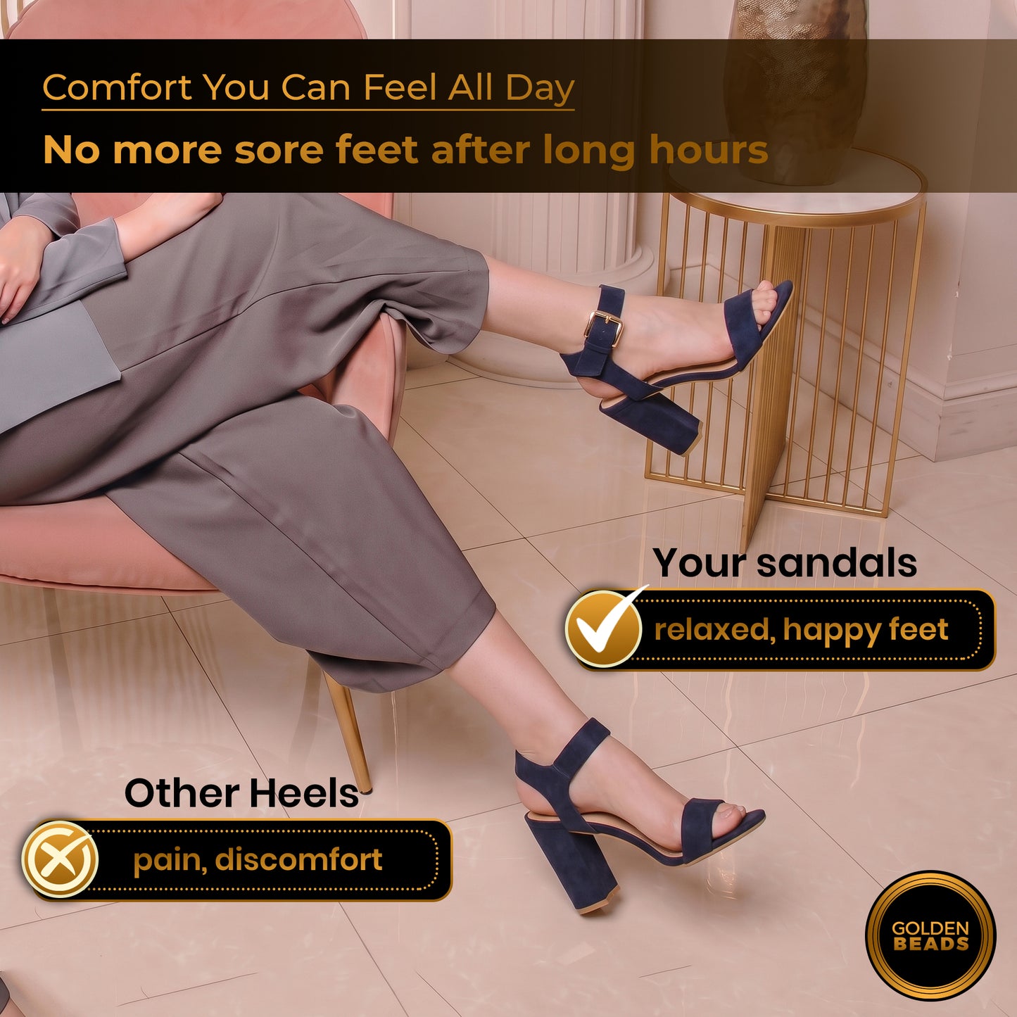 Women Party and casual Low MID Heel Block Peep Toe Ladies Ankle Strap Party Strappy ladies Sandals