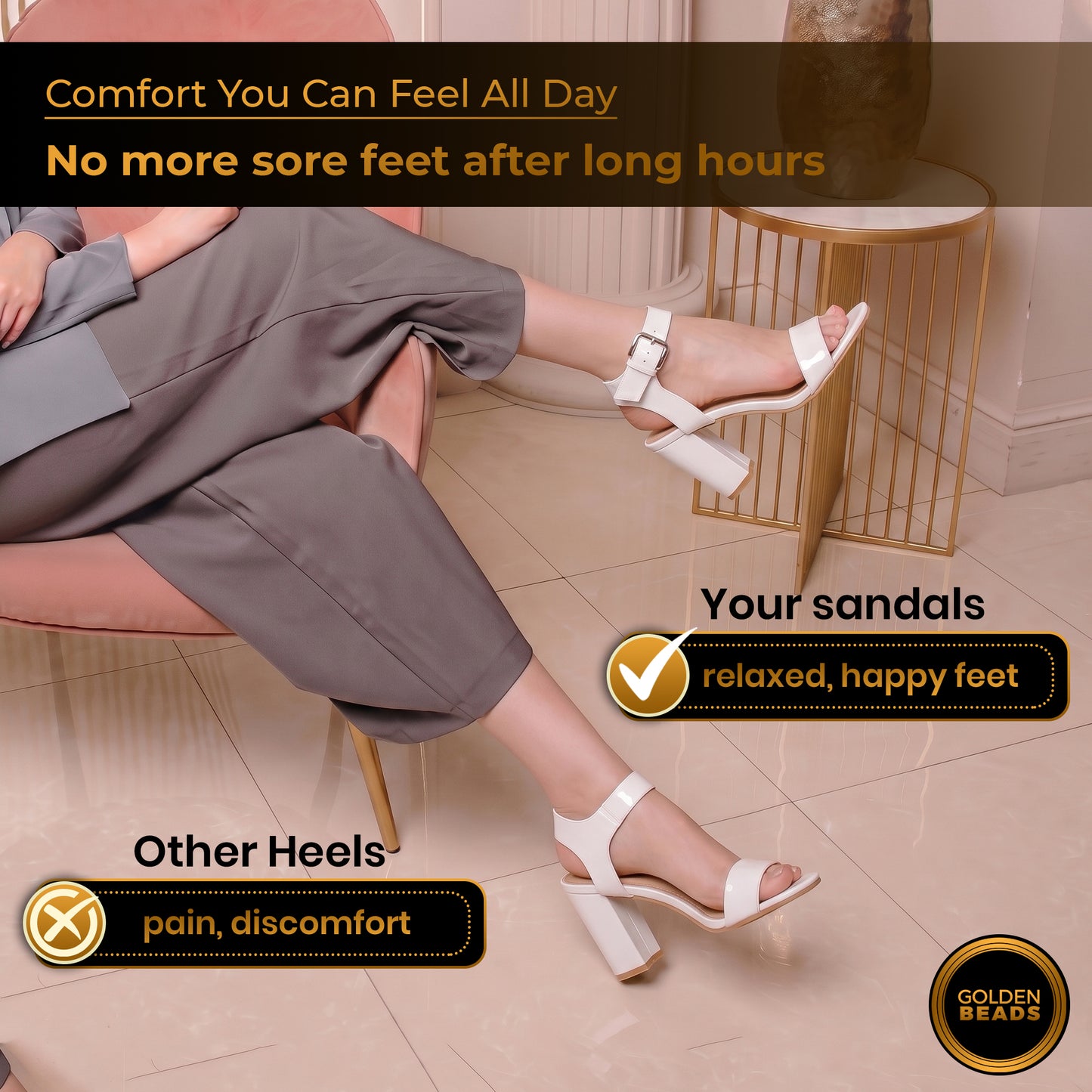 Women Party and casual Low MID Heel Block Peep Toe Ladies Ankle Strap Party Strappy ladies Sandals