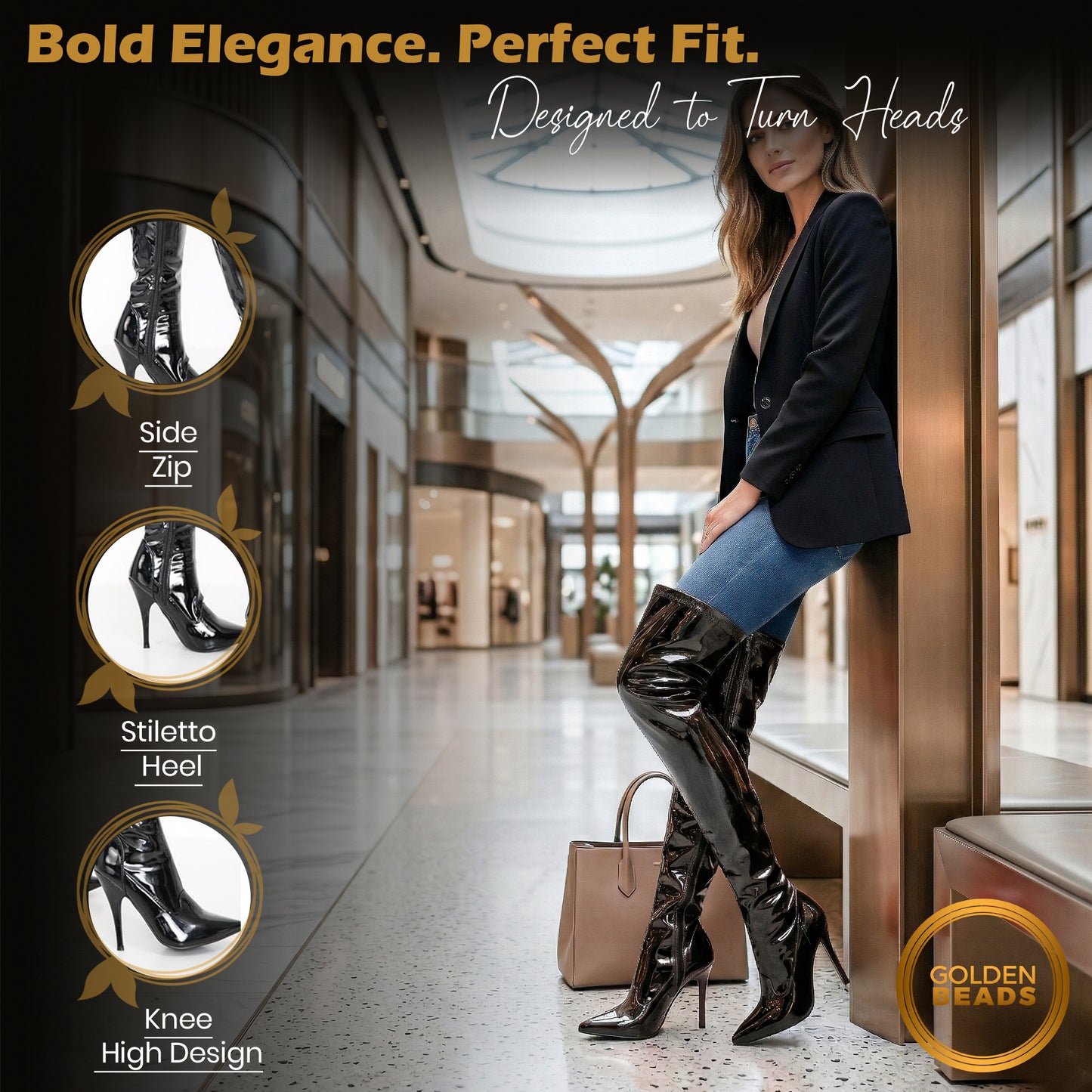 New Women Ladies Thigh High Over The Knee High Heel Stretch Boots