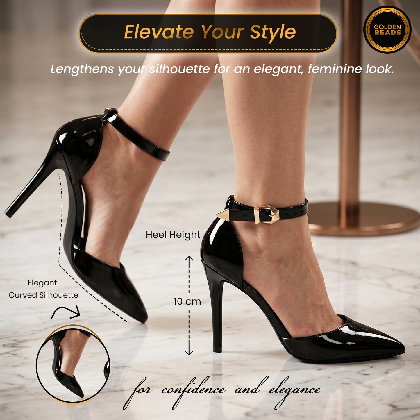 Womens ladies Ankle Strap High Stiletto Heel Sandals Pointy Toe Court Shoes