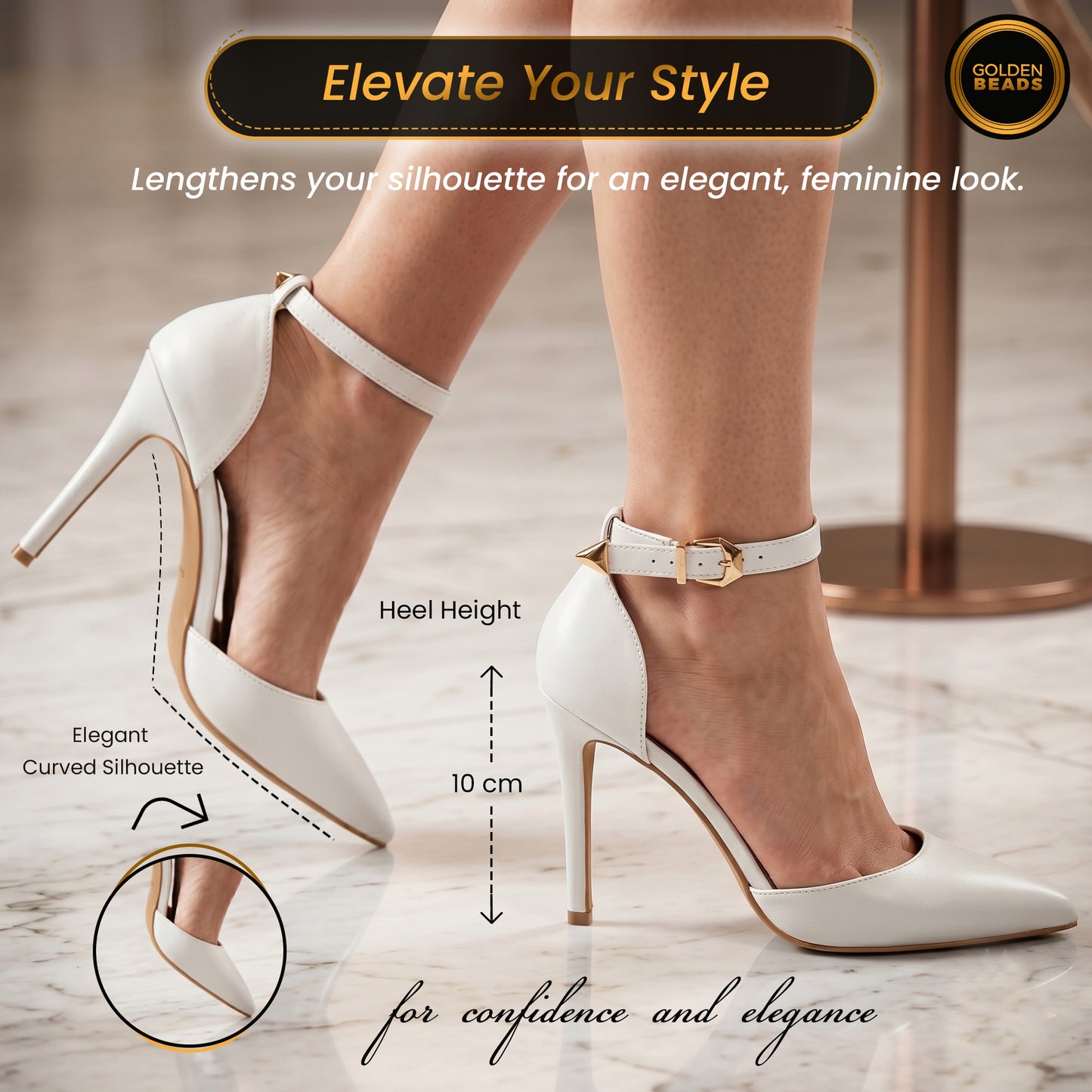 Womens ladies Ankle Strap High Stiletto Heel Sandals Pointy Toe Court Shoes