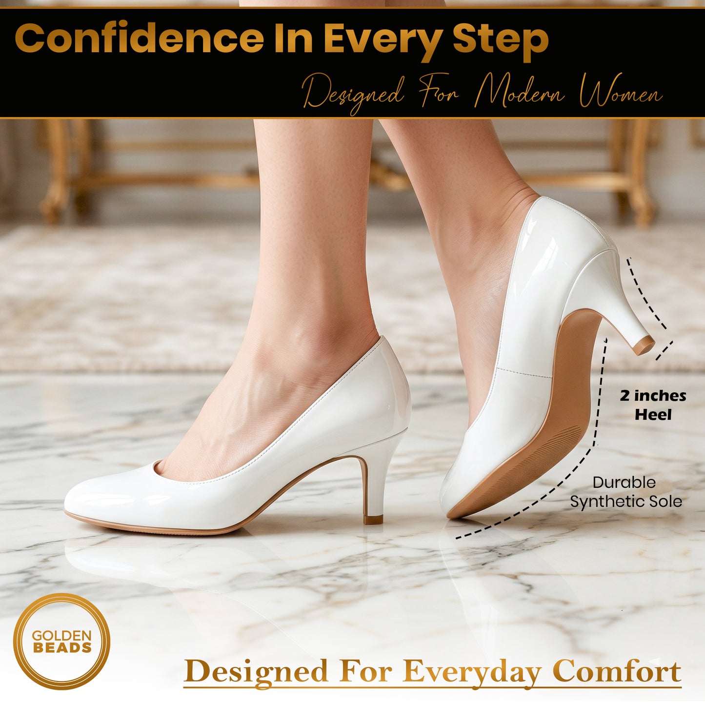 Ladies Womens Low Kitten Heel Work Court Evening Girls Shoes Pumps