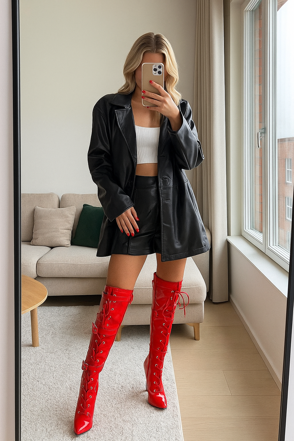 Women's High Heel Knee High Boots Lace Up Stiletto with 3 Buckles & Side Zip Edgy Punk Gothic Style Sexy Footwear UK 3-12