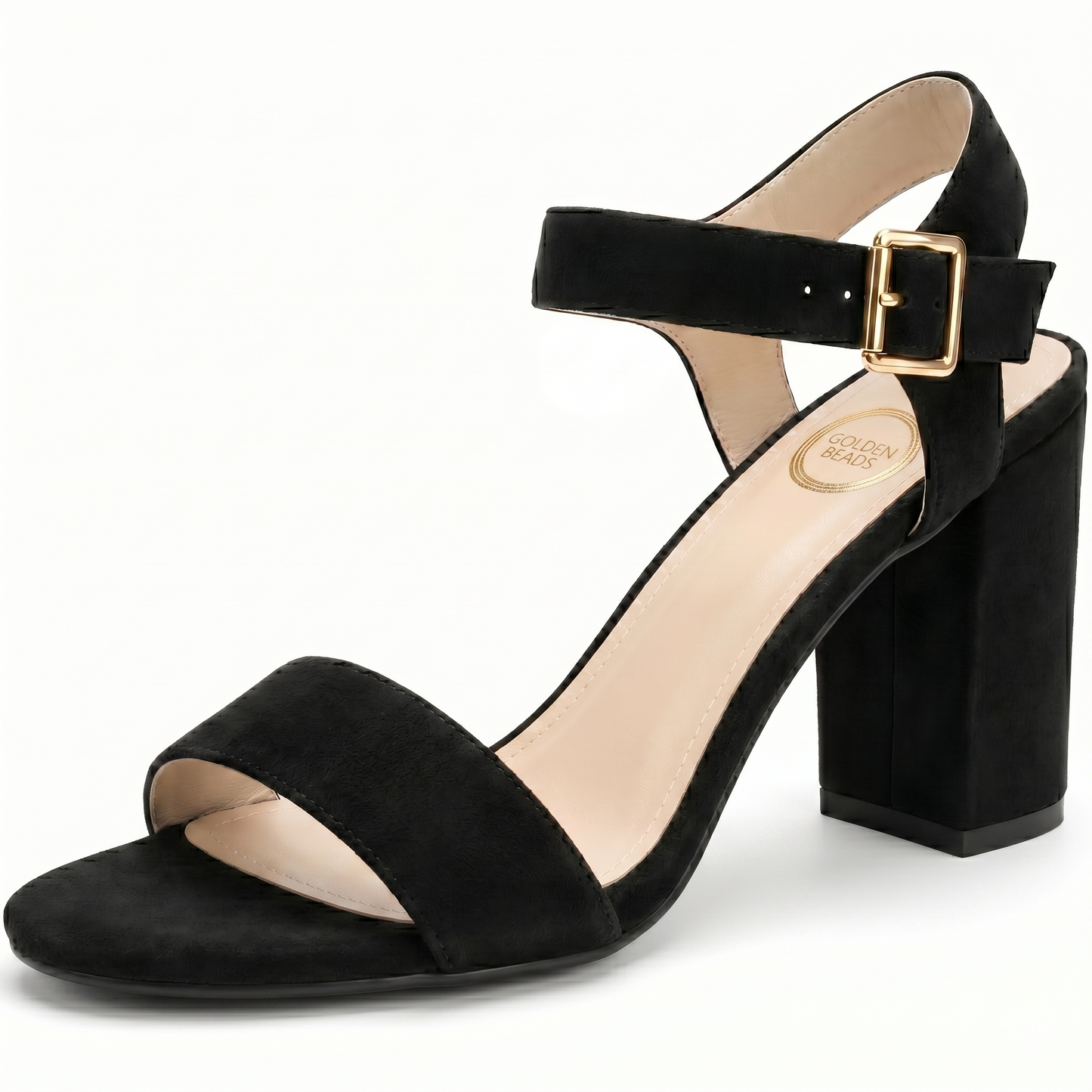 Women Party and casual Low MID Heel Block Peep Toe Ladies Ankle Strap Party Strappy ladies Sandals