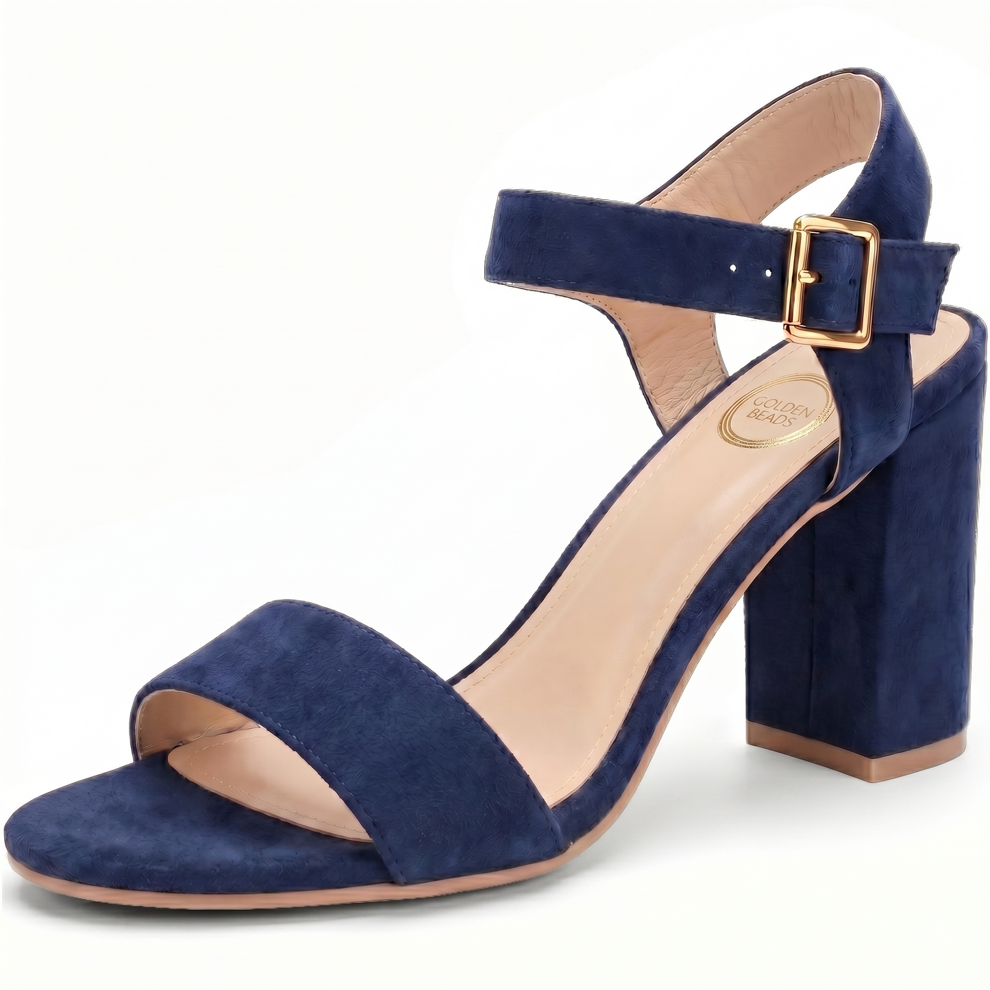 Women Party and casual Low MID Heel Block Peep Toe Ladies Ankle Strap Party Strappy ladies Sandals
