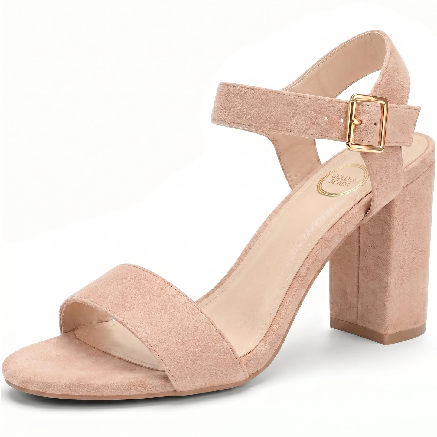 Women Party and casual Low MID Heel Block Peep Toe Ladies Ankle Strap Party Strappy ladies Sandals
