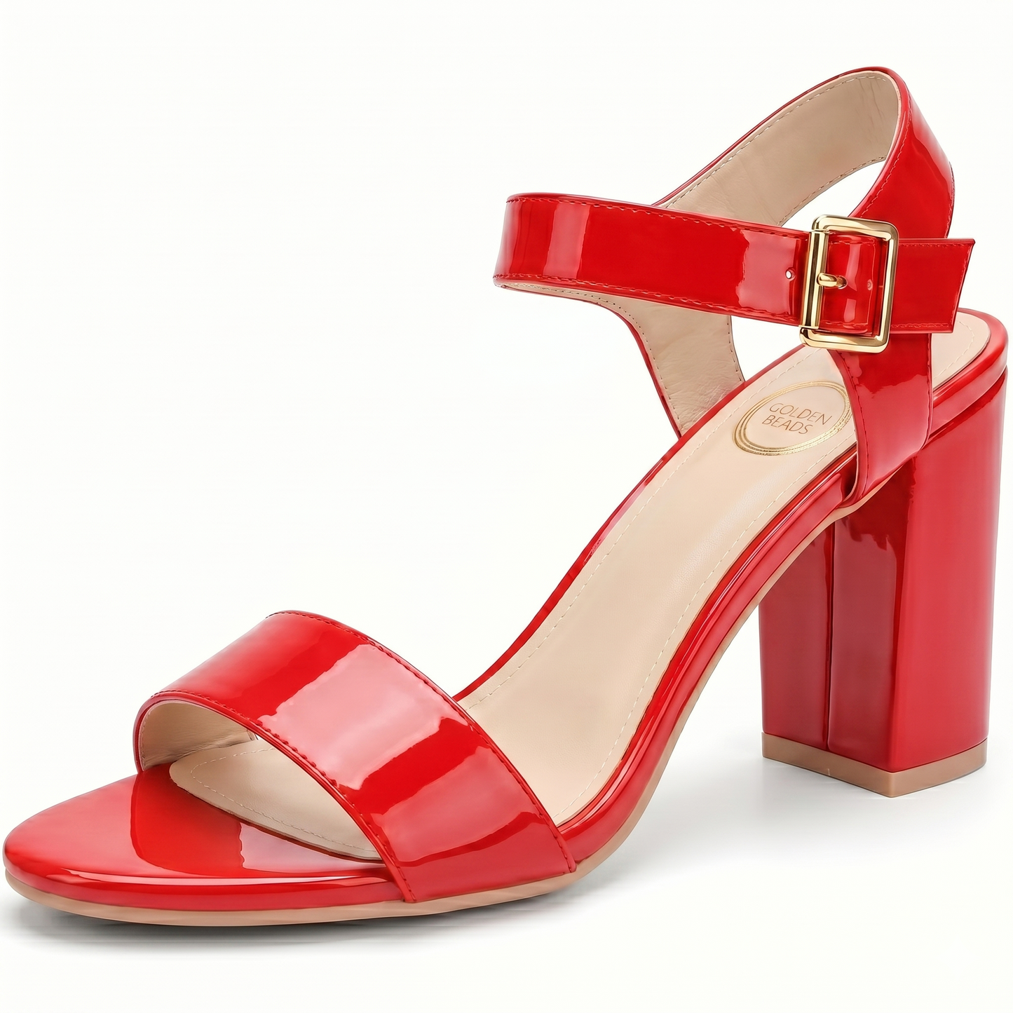 Women Party and casual Low MID Heel Block Peep Toe Ladies Ankle Strap Party Strappy ladies Sandals