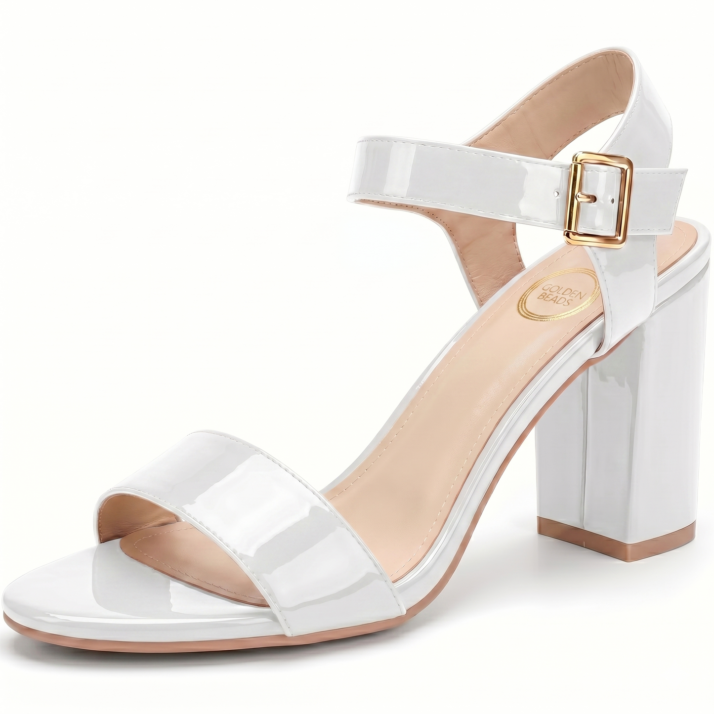 Women Party and casual Low MID Heel Block Peep Toe Ladies Ankle Strap Party Strappy ladies Sandals