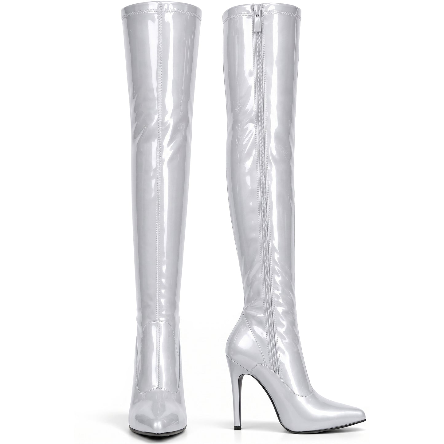 New Women Ladies Thigh High Over The Knee High Heel Stretch Boots
