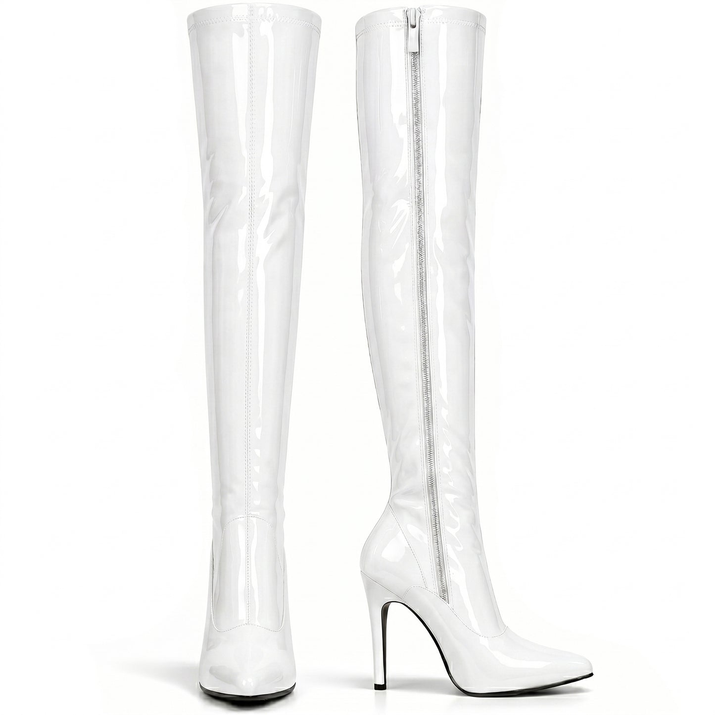New Women Ladies Thigh High Over The Knee High Heel Stretch Boots