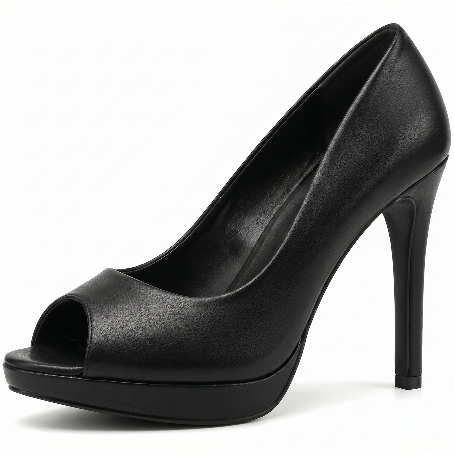 Mens Womens Drag Queen Cross Dresser HIGH Heel PEEP Toe Court Shoes