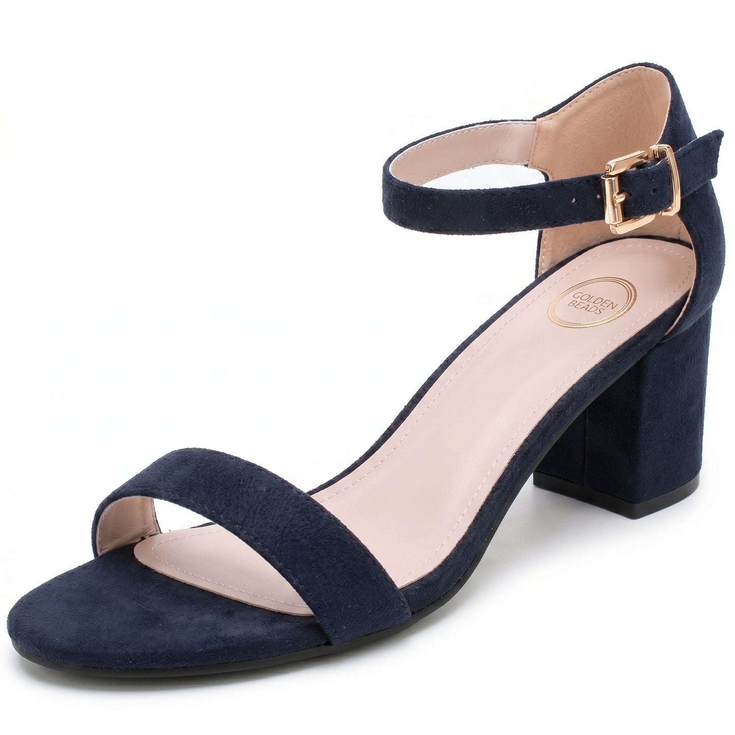 Ladies Womens Low Mid Heel Block Peep Toe Ladies Ankle Strap Party Strappy Sandals