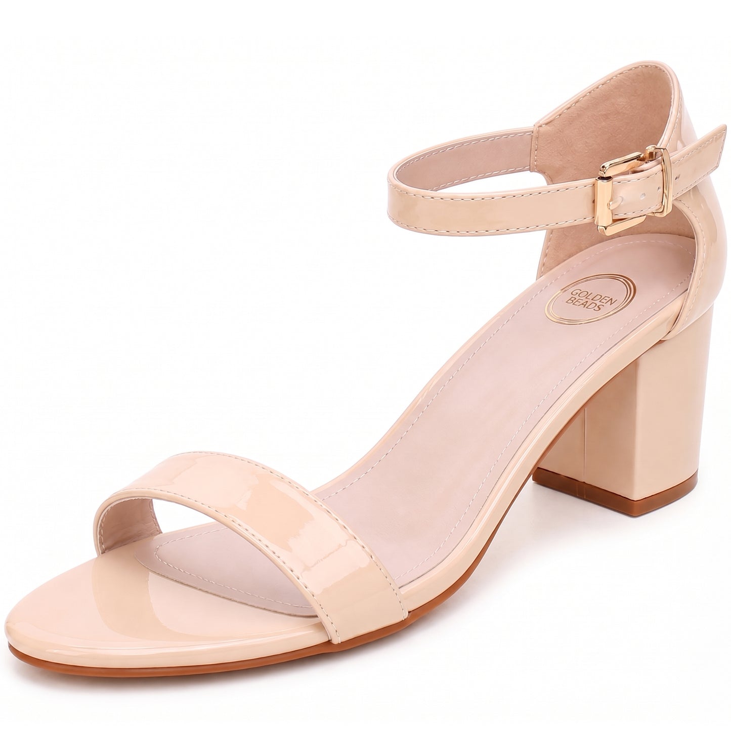 Ladies Womens Low Mid Heel Block Peep Toe Ladies Ankle Strap Party Strappy Sandals
