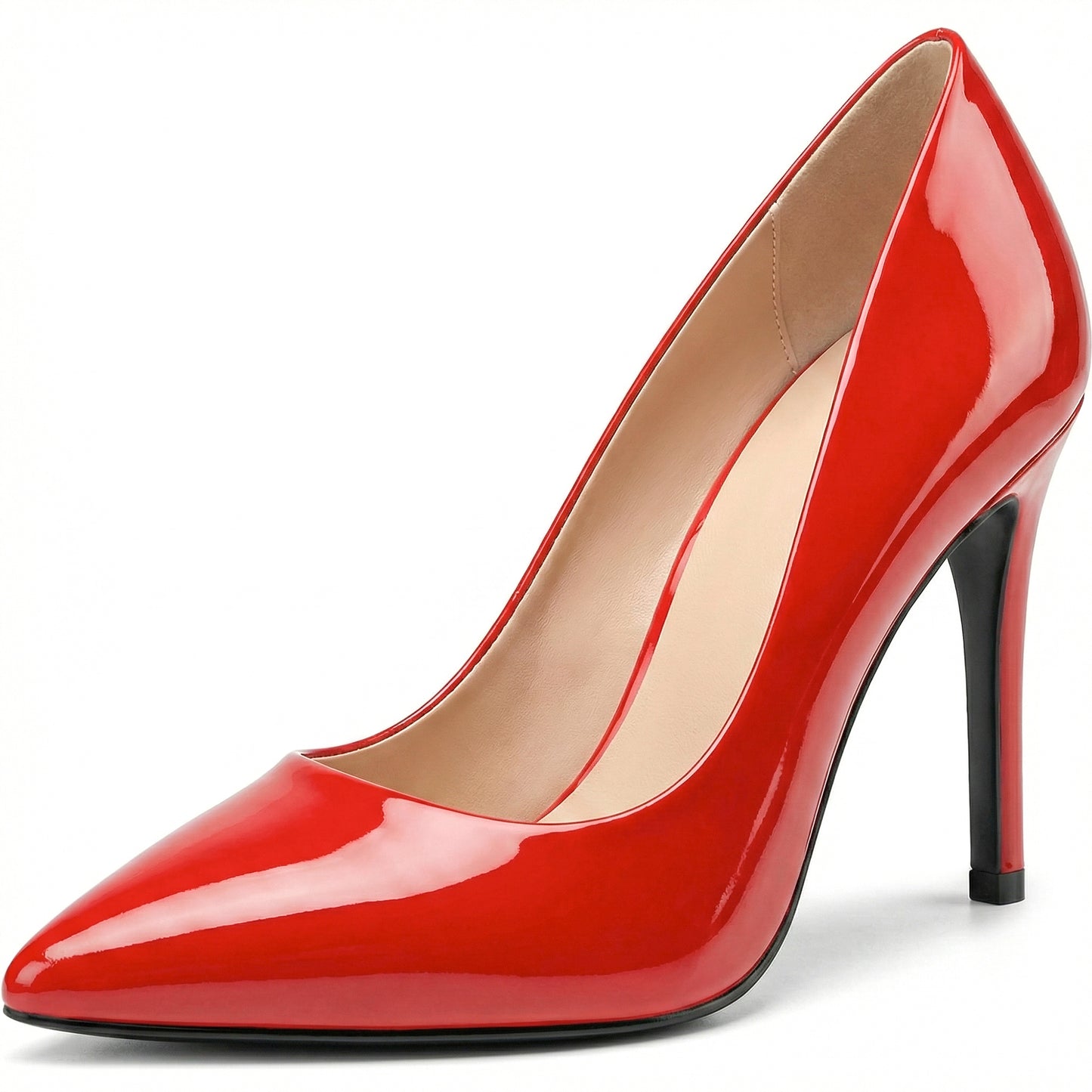 Womens Stiletto High Heel Pointed Toe Pumps Ladies Party Wedding Bridal Occasion Heeled  Court Shoes