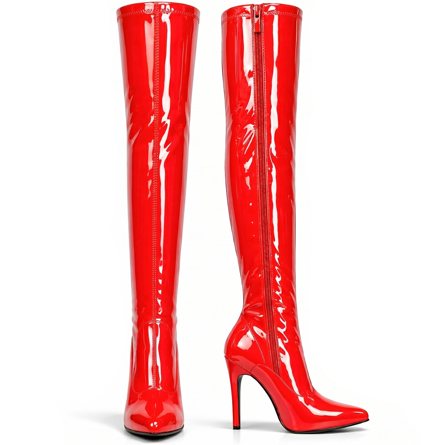 New Women Ladies Thigh High Over The Knee High Heel Stretch Boots