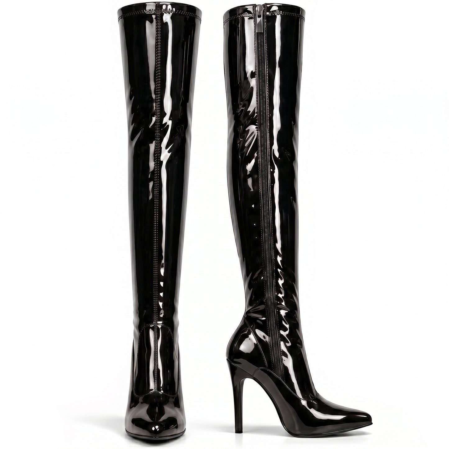 New Women Ladies Thigh High Over The Knee High Heel Stretch Boots